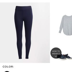 Loft Plus 26 navy leggings
